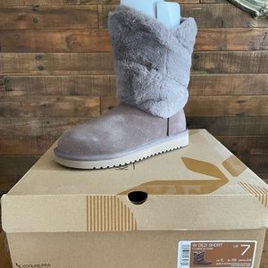 Koolaburra by Ugg, Dezi Short boot, Grey, Size 7  NWT